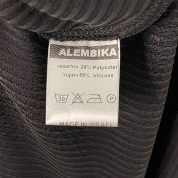 Alembika Ribbed Knit Slip Dress in Black - Picture 8 of 8